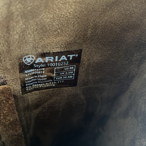 Ariat Boots Hacienda Brown Women’s 8B. Pointed toe, 2” inch Heel, Knee High - Picture 5 of 10